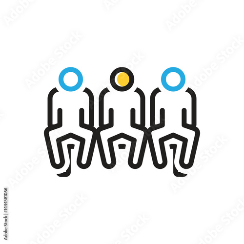 Multi color icon for adjust