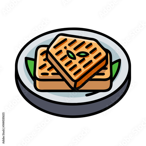  Savory Grilled Tofu with Miso Glaze