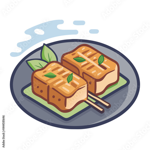  Yummy Grilled Tofu with Miso Glaze