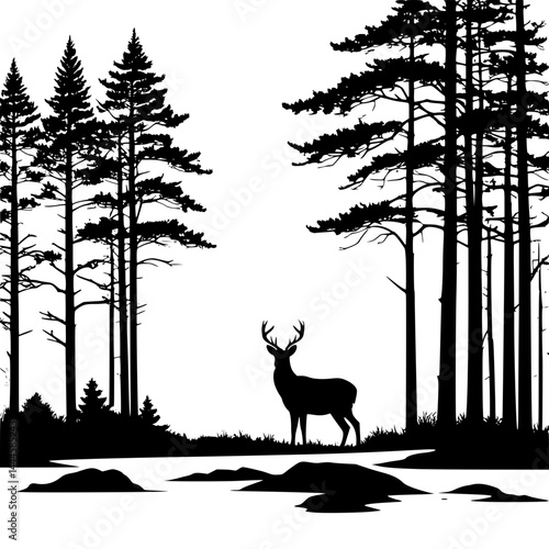 deer in the forest