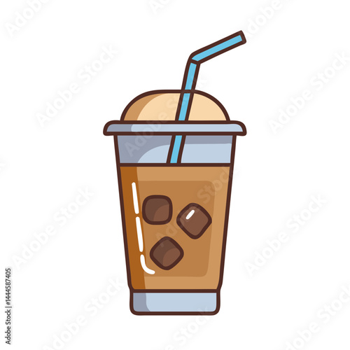  Savory Iced Coffee in a Plastic Cup