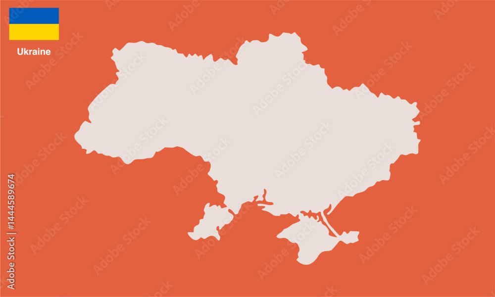 Ukraine map vector isolated on transparent background Ukraine map vector isolated on transparent background