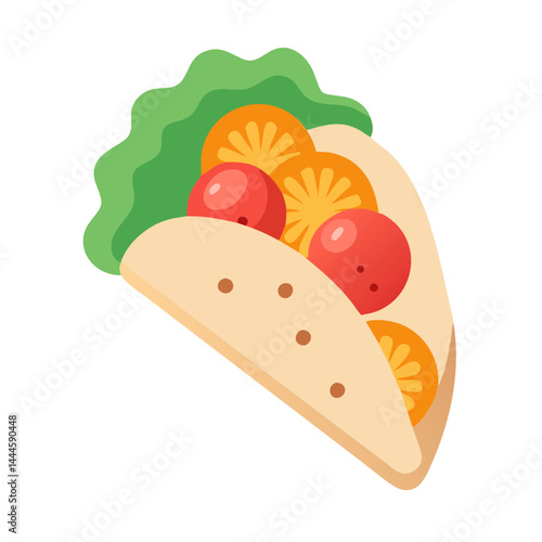  Flavorful Pita Sandwich with Falafel