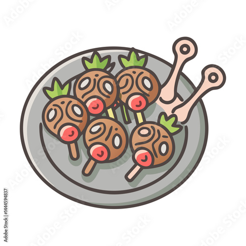  Flavorful Plate of Grilled Lamb Chops