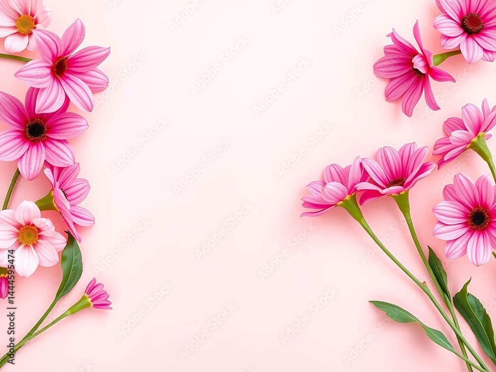 Fototapeta premium A Delicate Frame of Thanks