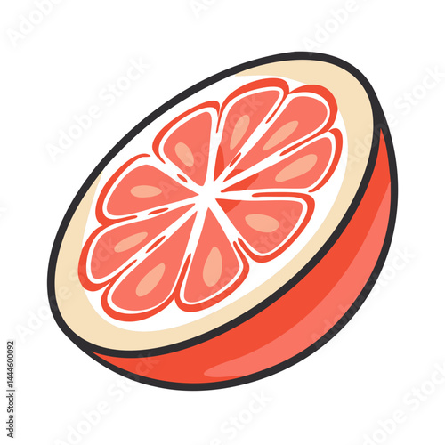 Tasty Slice of Grapefruit