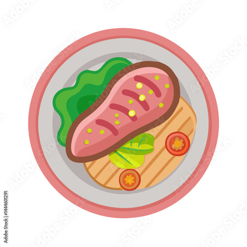  Savory Steak Fajita Artwork