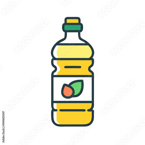  Fresh Vegetable Oil Illustration