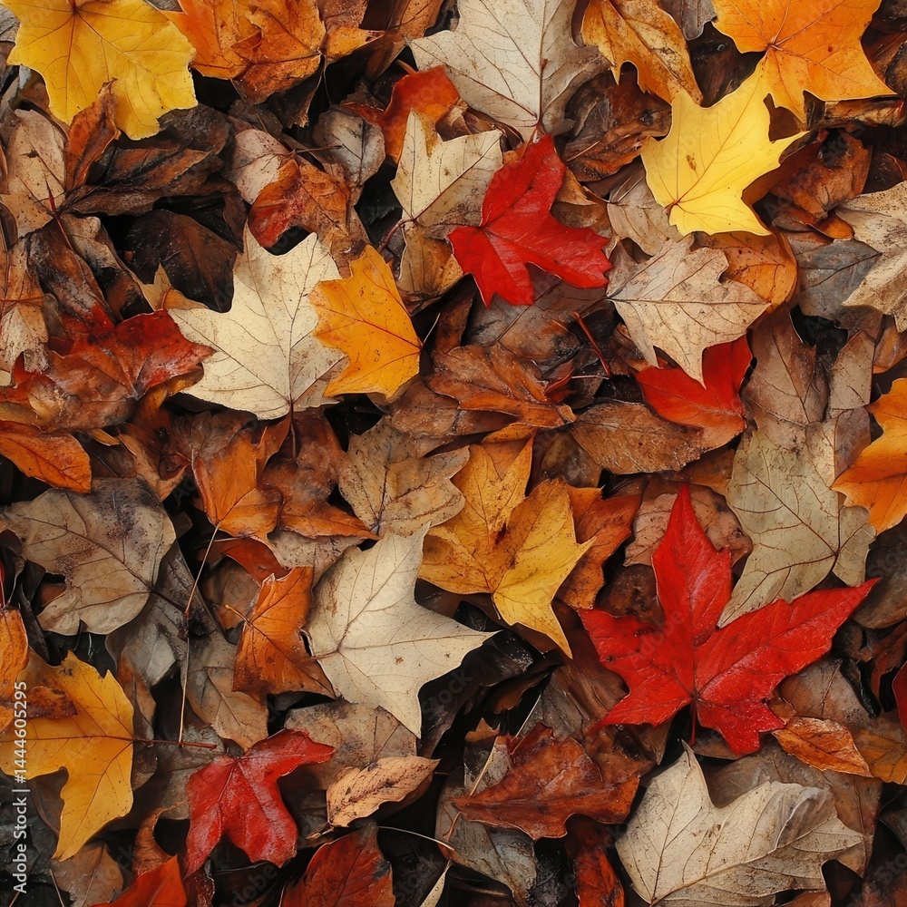 A vibrant assortment of fallen leaves, creating a colorful autumn tapestry on the ground. Warm hues abound in nature's display. A vibrant assortment of fallen leaves, creating a colorful autumn tapestry on the ground. Warm hues abound in nature's display.