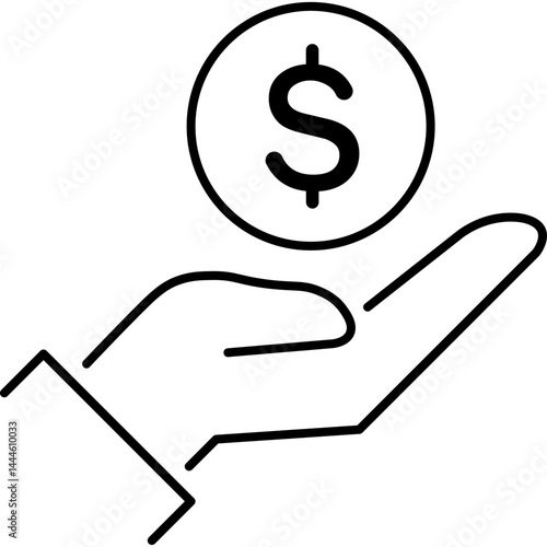 Outline Charity Icon