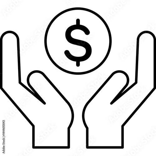 Outline Charity Icon