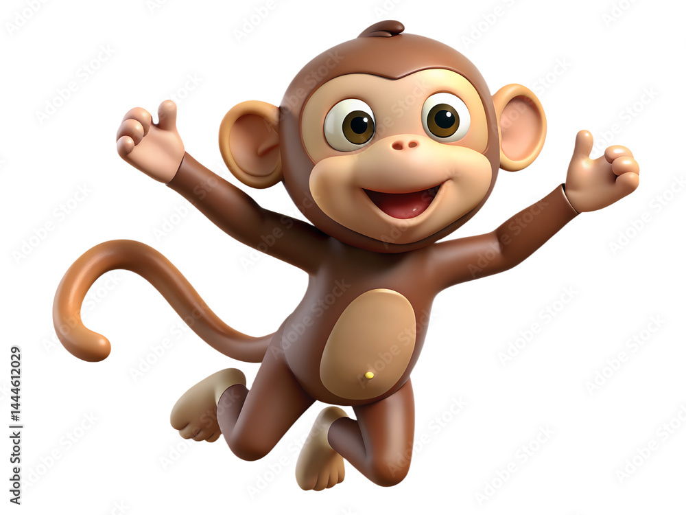 Fototapeta premium monkey png icon 