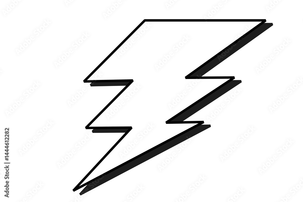 Bold Lightning Bolt Graphic High-Resolution Vector Illustration, Perfect for Design Projects and Digital Assets Bold Lightning Bolt Graphic High-Resolution Vector Illustration, Perfect for Design Projects and Digital Assets