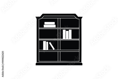 Bookcase silhouette