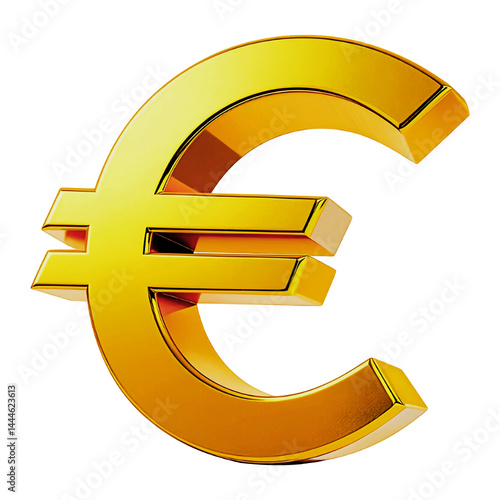 golden euro symbol