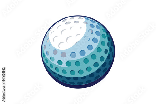 A Golf ball illustration