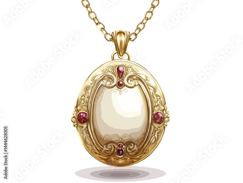 locket vector art