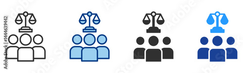 Ethics Icon Multiple Style Vector Collection 
