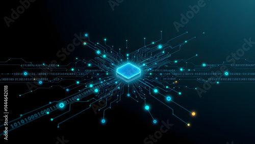 blockchain network connection illustration