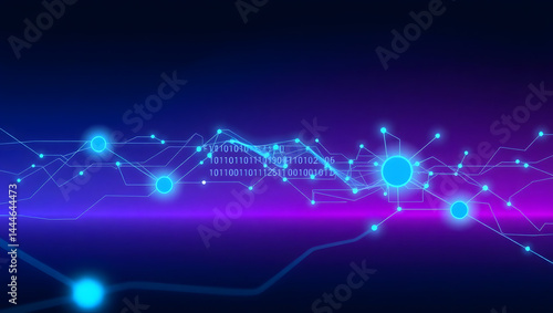 blockchain network connection illustration