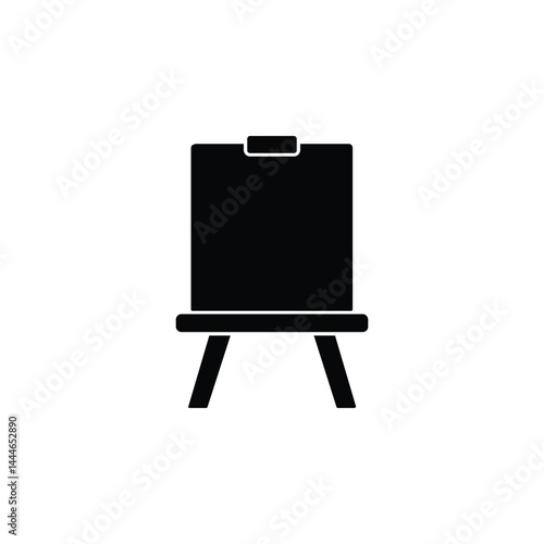 Easel Stand Icon – sleek design symbolizing art, creativity, and display. Perfect for apps, projects & branding