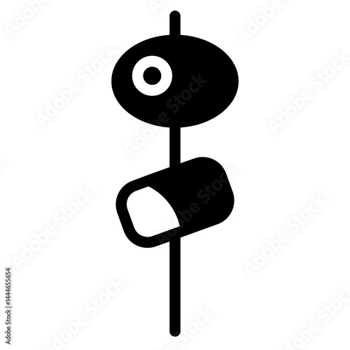 Dinner Olive Pick Glyph Icon