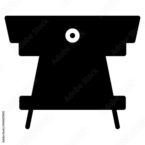 Bar Table Dining Glyph Icon