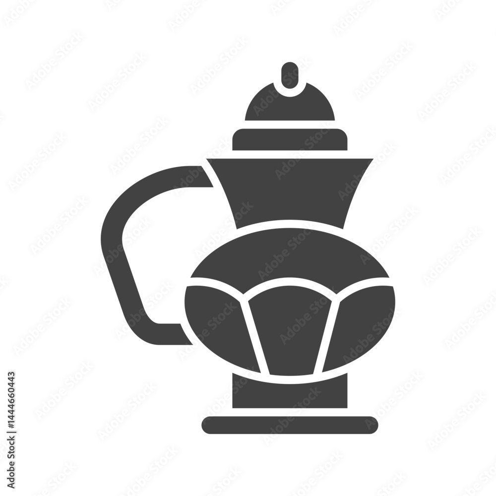 Obraz premium Arabic Tea icon vector image. Suitable for mobile apps, web apps and print media.