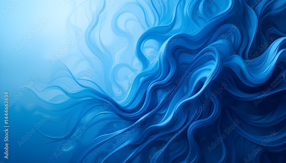 Fototapeta premium Blue Abstract Background for Modern Design and Digital Presentations