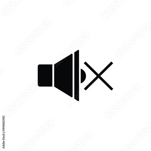 Silent Voice Icon – a sleek, minimal design symbolizing calm and focus. Perfect for apps, digital projects, or branding that values peace, clarity, and distraction-free moments