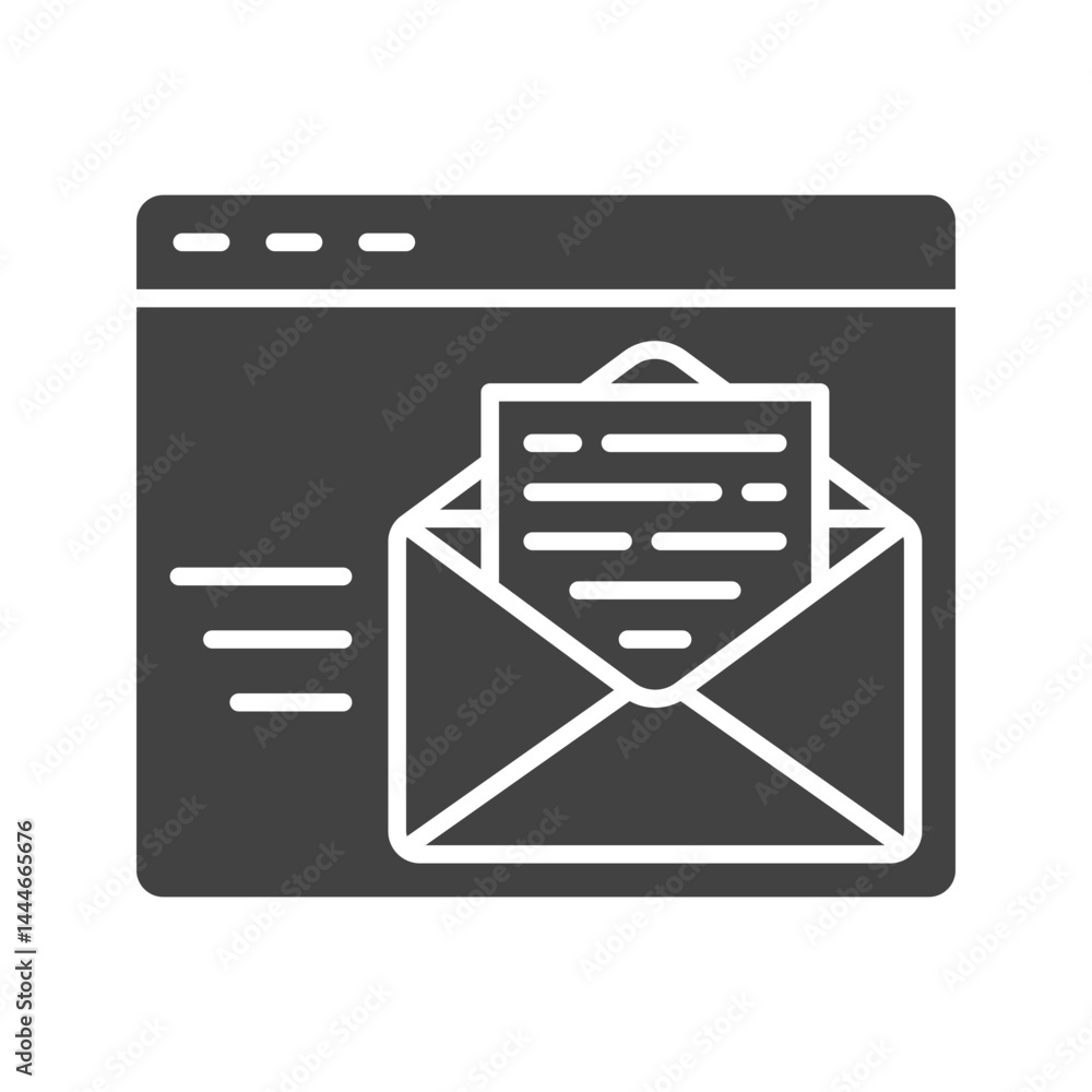 Email Documents icon vector image. Suitable for mobile apps, web apps and print media. Email Documents icon vector image. Suitable for mobile apps, web apps and print media.