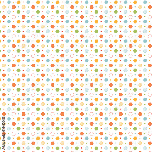 pattern, hexagon, triangle, circle