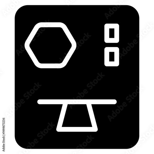 Teller Machine Atm Glyph Icon