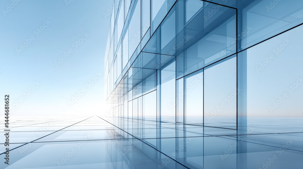 Modern Glass Architecture Building Exterior