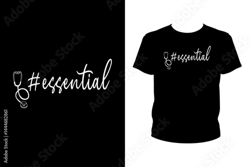 Nurse essential Quotes svg, Nurse Svg, t-shirt design for prints, Nurse t-shirt design cut file