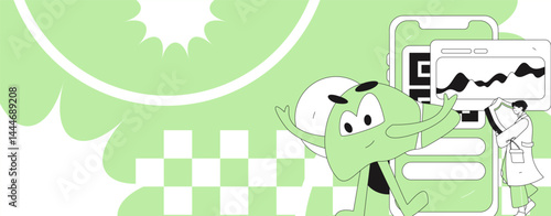 National Liver Protection Day Medical Characters Flat Vector Concept Operation Hand Drawn Illustration
