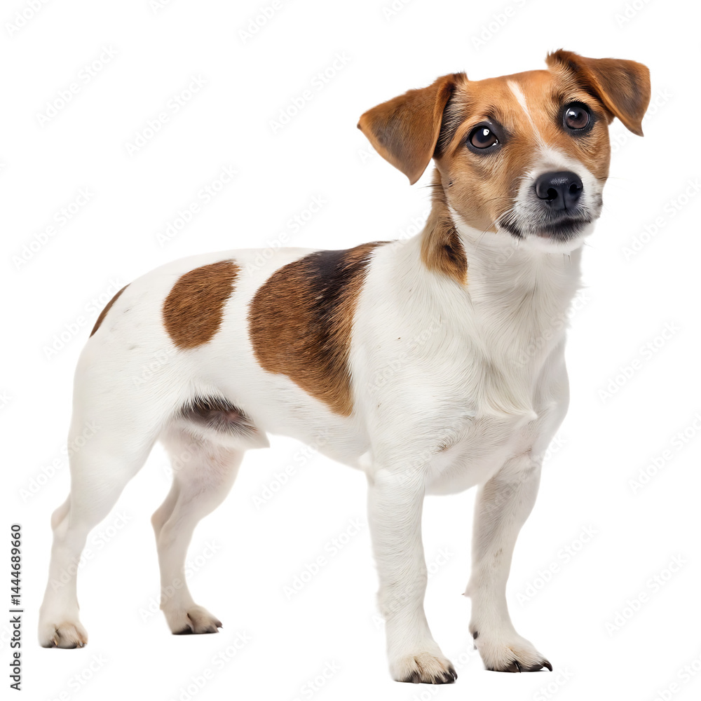 A dog isolated on a transparent background A dog isolated on a transparent background