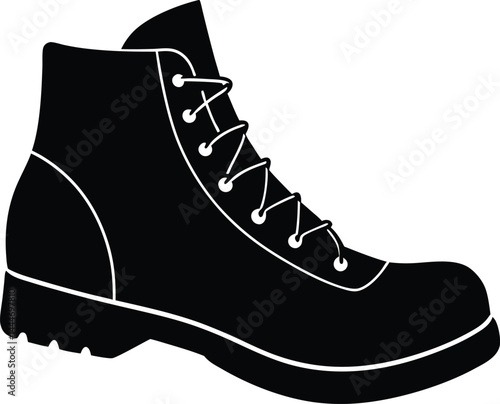 Hiking Boot Silhouette Icon