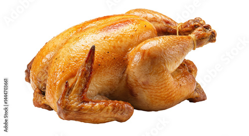 Tableau sur toile Isolated Roasted Chicken Thanksgiving Celebration Meal