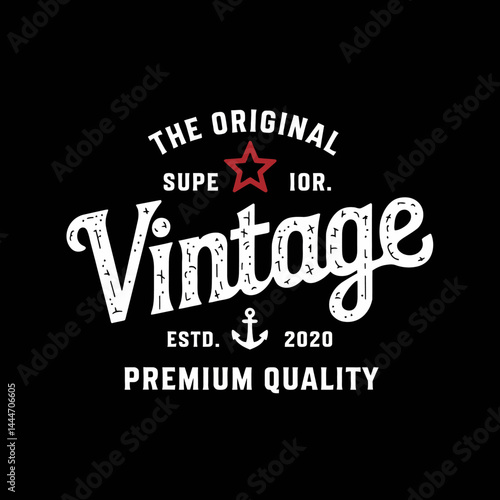 Wallpaper Mural The original vintage typography vector illustration t-shirt design for print. Torontodigital.ca