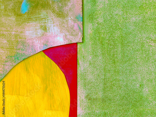 コラージュイラスト、抽象的なコラージュイラスト、幾何学的な背景イラスト、幾何学的な模様のイラスト、