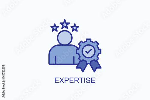 Expertise Icon Or Logo Isolated Illustration