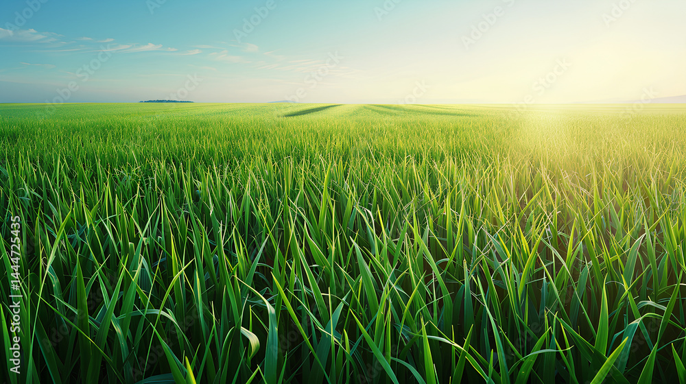 Green grass field Green grass field