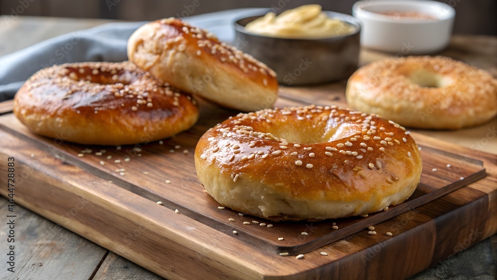 Assorted Fresh Bagels Assorted Fresh Bagels