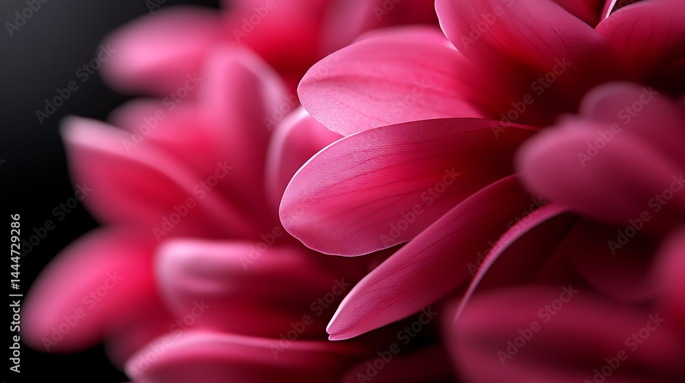 Fototapeta premium Close-up of a Pink Dahlia Flower Petals