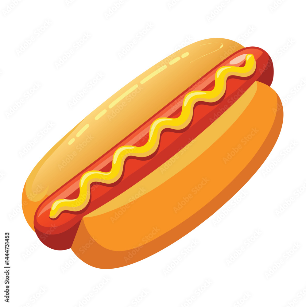 Hot Dog Vector Hot Dog Vector