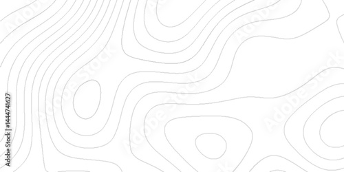 Topographic map lines background with black stripes, The concept of a geography scheme geometric lines backdrop, White wave paper curved reliefs abstract topographic contour map with geology concept.