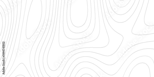 Topographic map lines background with black stripes, The concept of a geography scheme geometric lines backdrop, White wave paper curved reliefs abstract topographic contour map with geology concept.