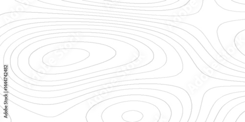 Topographic map lines background with black stripes, The concept of a geography scheme geometric lines backdrop, White wave paper curved reliefs abstract topographic contour map with geology concept.