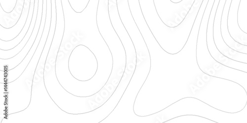 Topographic map lines background with black stripes, The concept of a geography scheme geometric lines backdrop, White wave paper curved reliefs abstract topographic contour map with geology concept.